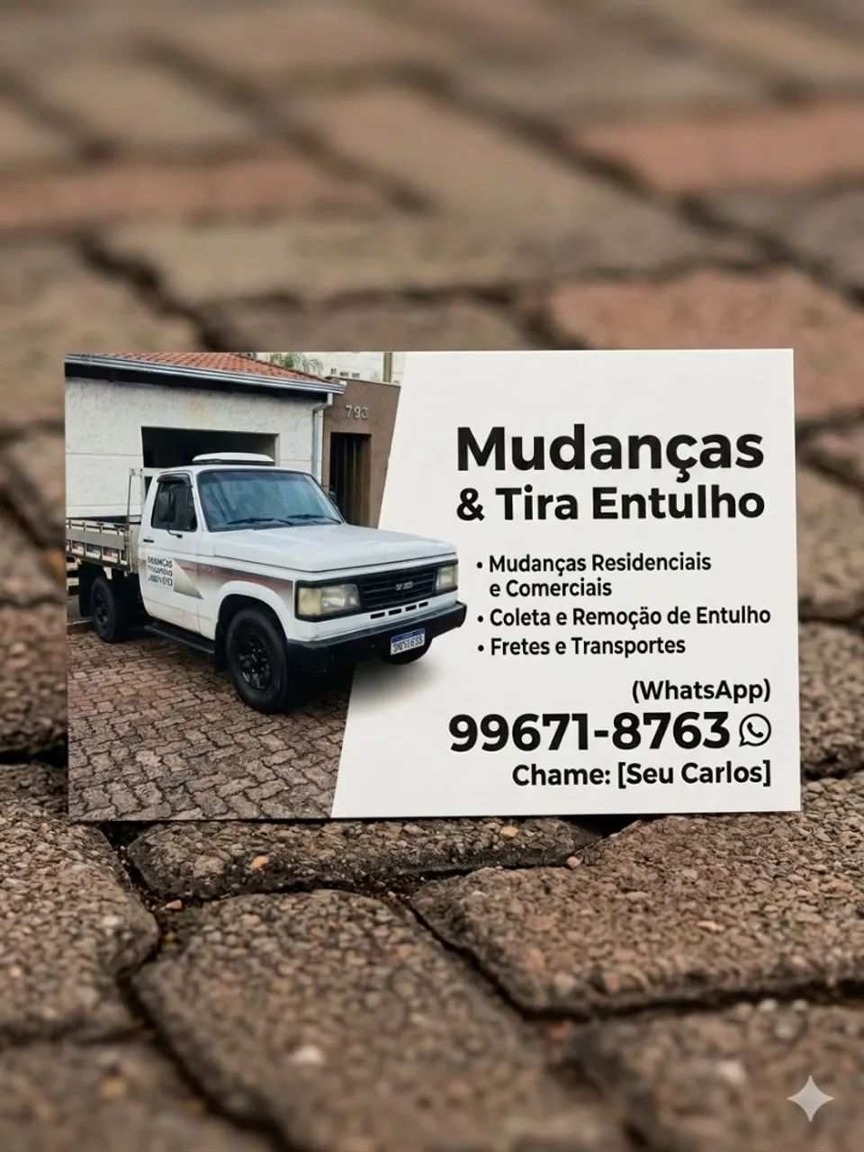 Mudança tira entulhos 