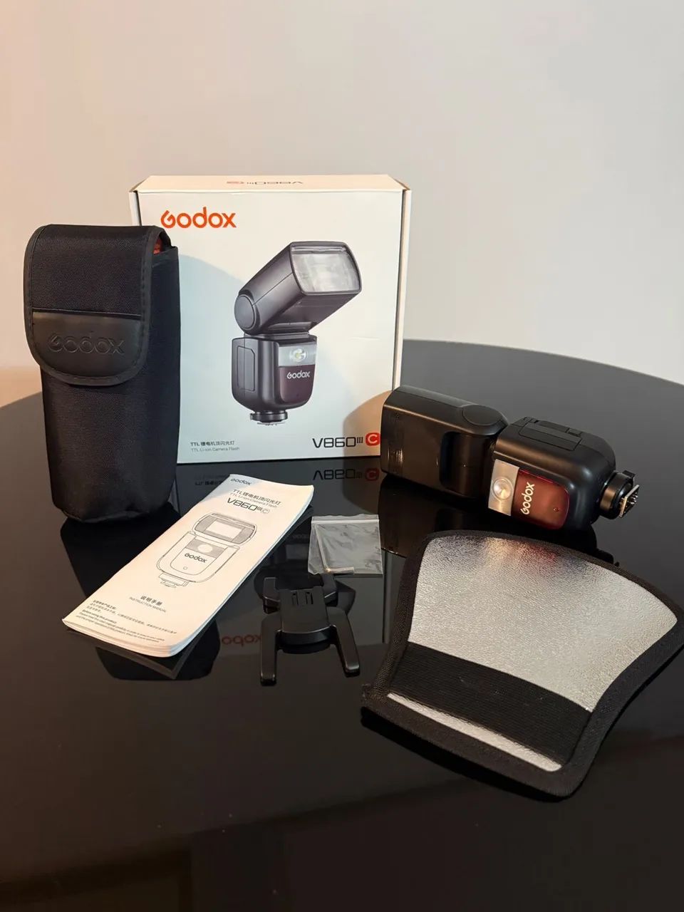Flash godox 860 iii c com rebatedor  - Foto 3