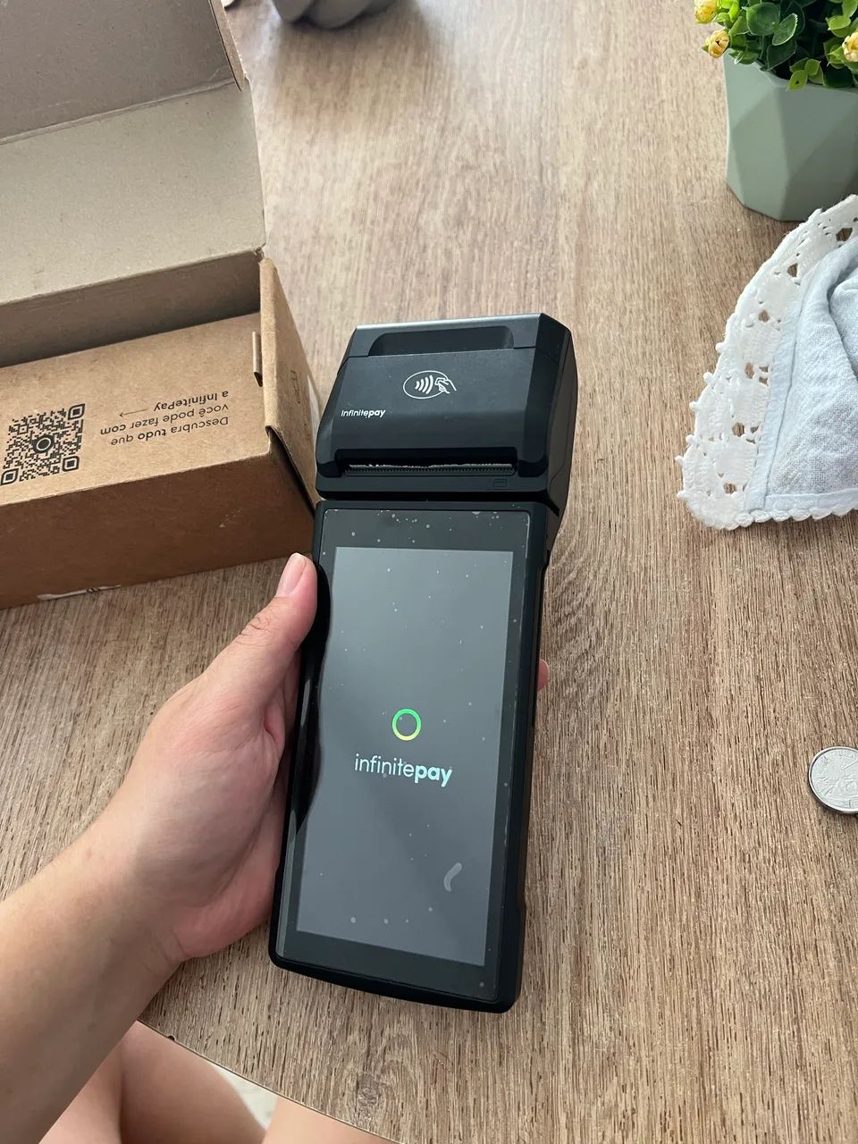 Maquininha smart da InfinitePay - Foto 2