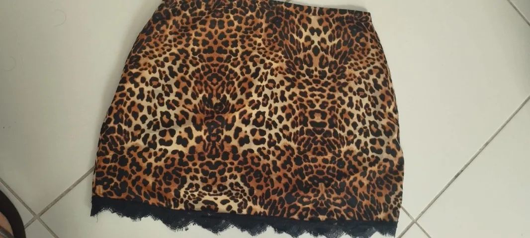 Mini saia animal print 42