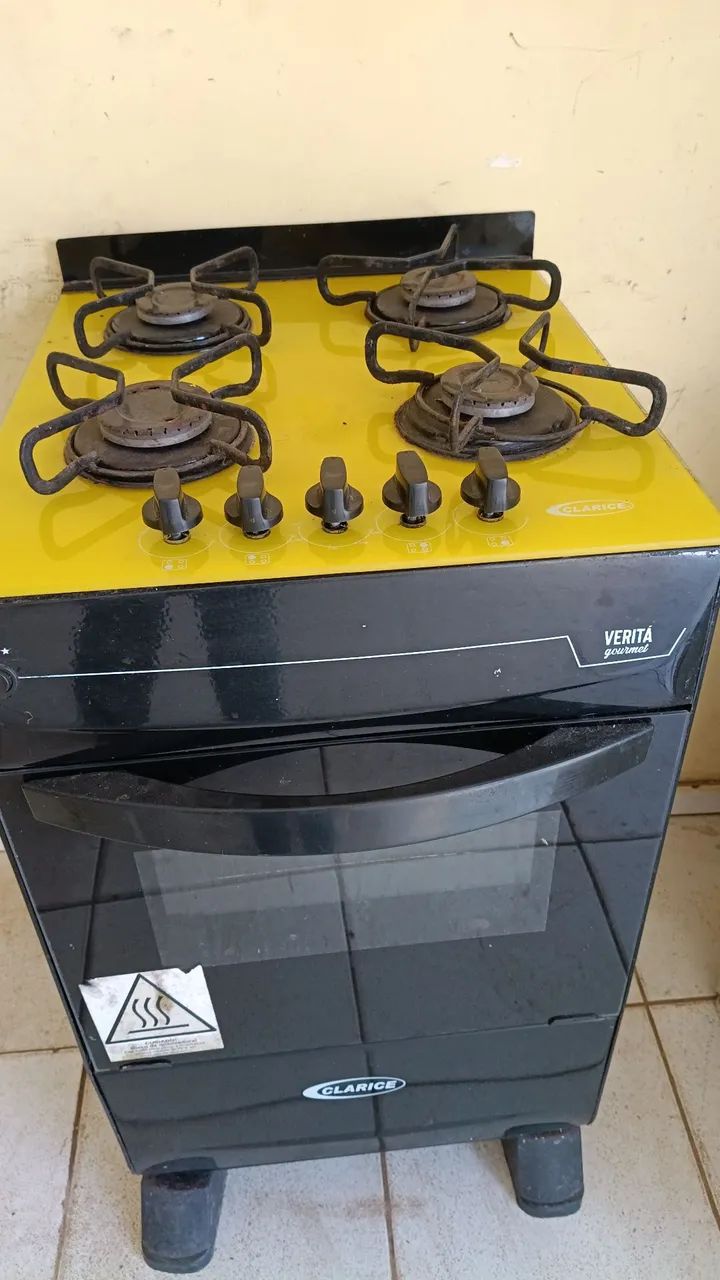 Fogão funcionando 