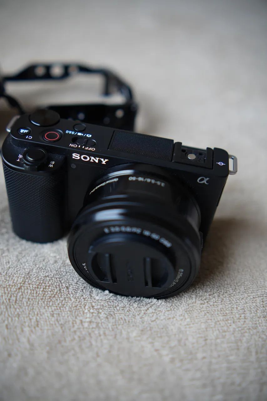 ZVE10 + Lente do Kit + Cage Smallrig + 2 bateria Viltrox + 2 Carregadores