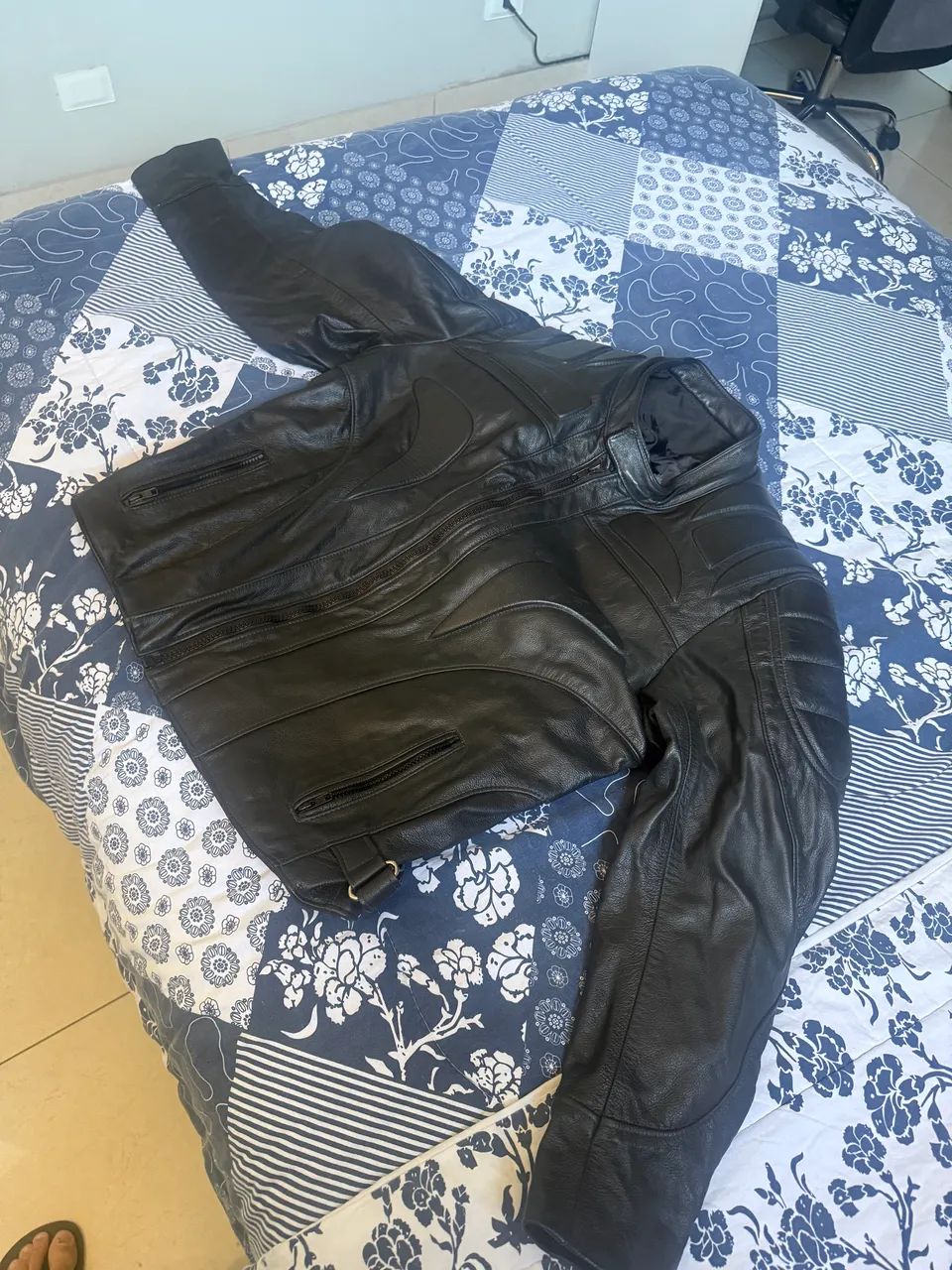 Jaqueta de couro