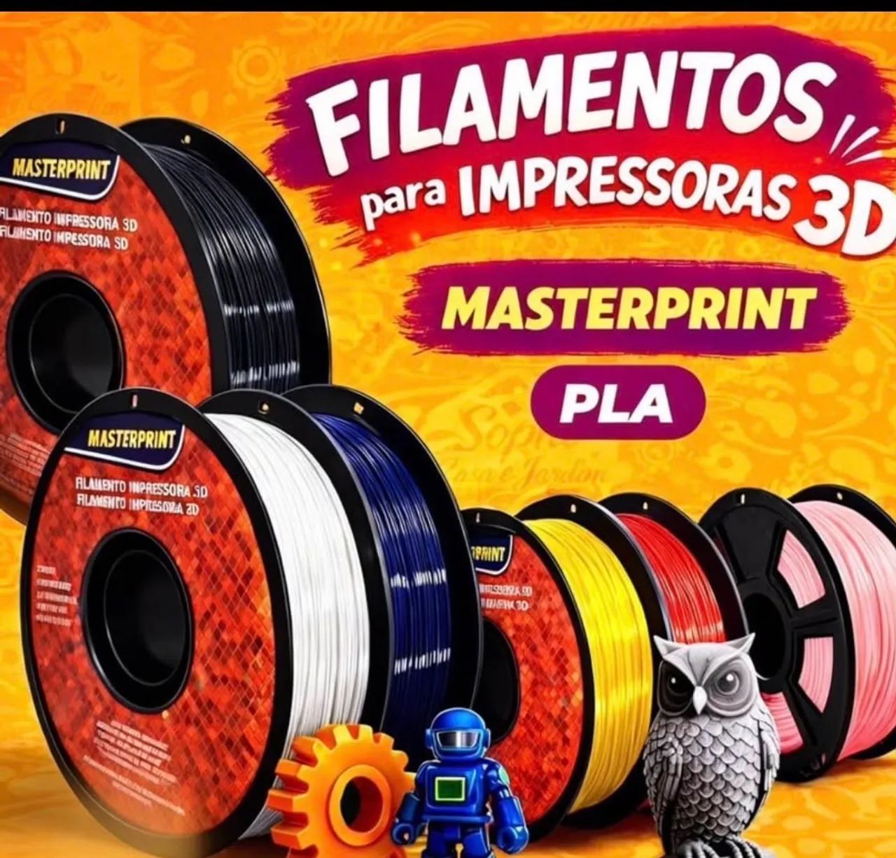 Filamento para impressora 3 d 