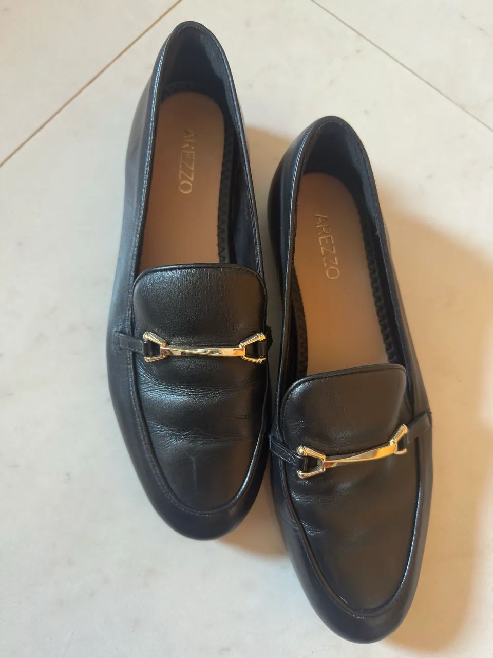 Mocassim preto Arezzo - Foto 2
