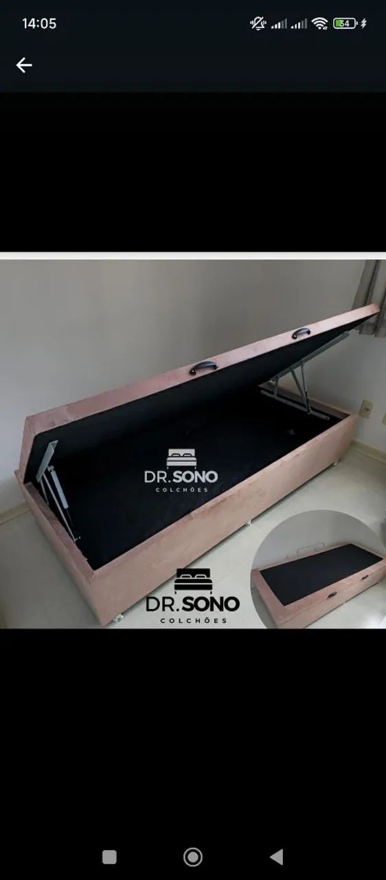 CAMA BAÚ SOLTEIRO  - Foto 3