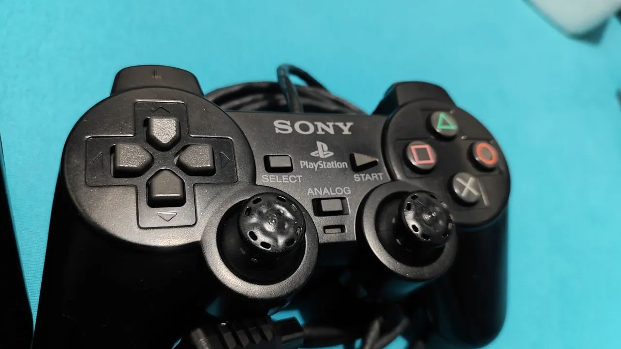 Controles PS2 originais no estado (Leia a descrição) - Foto 3