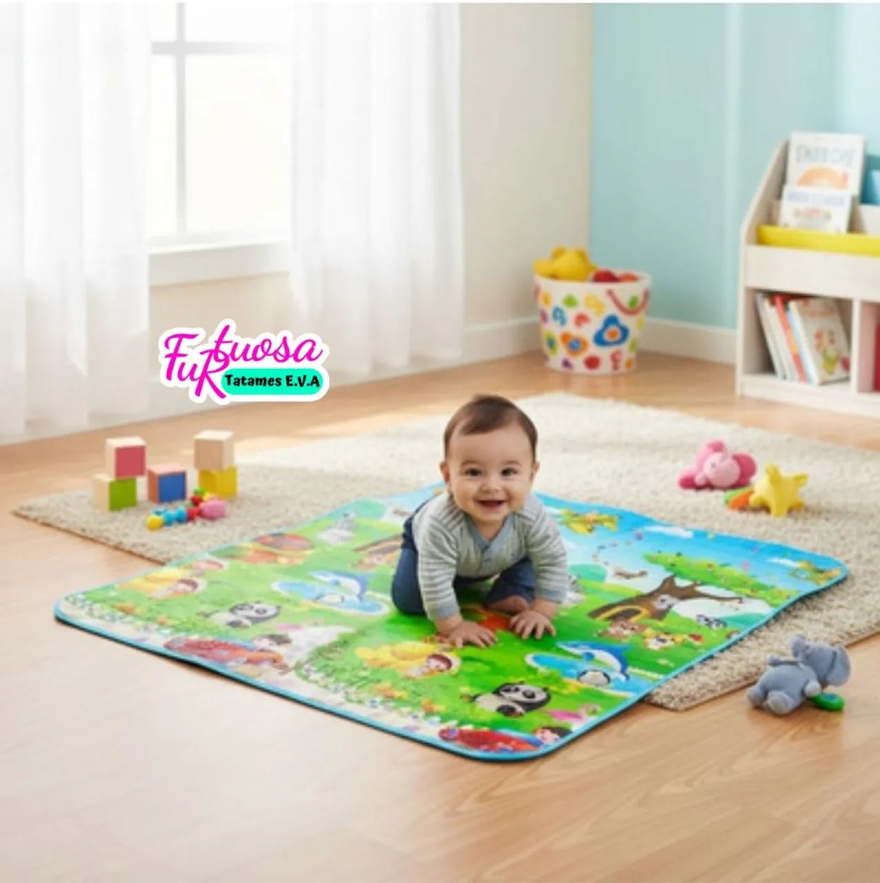 Tapete portátil infantil 