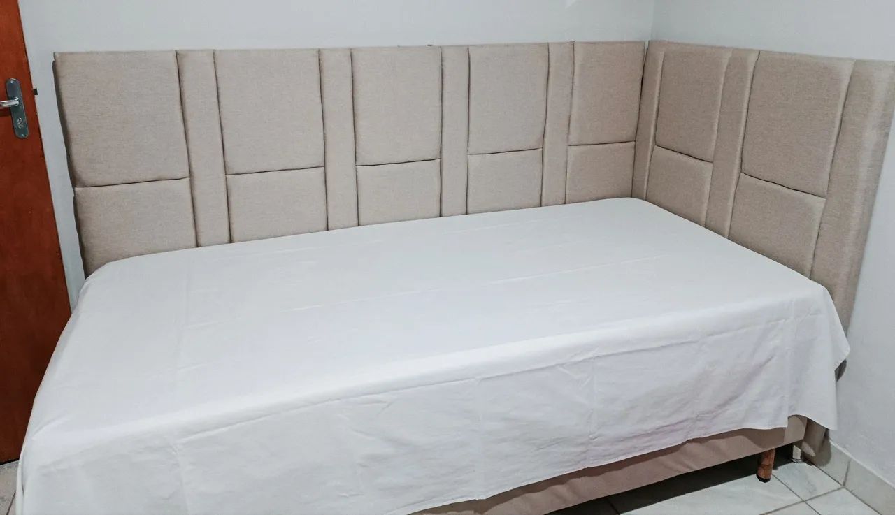 Cabeceira de cama solteiro.