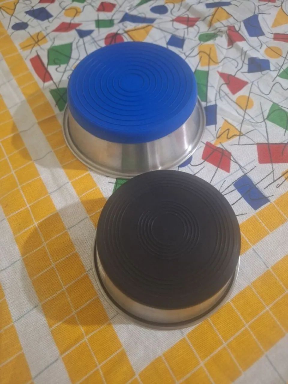 Kit comedouros inox com base de silicone - Foto 3