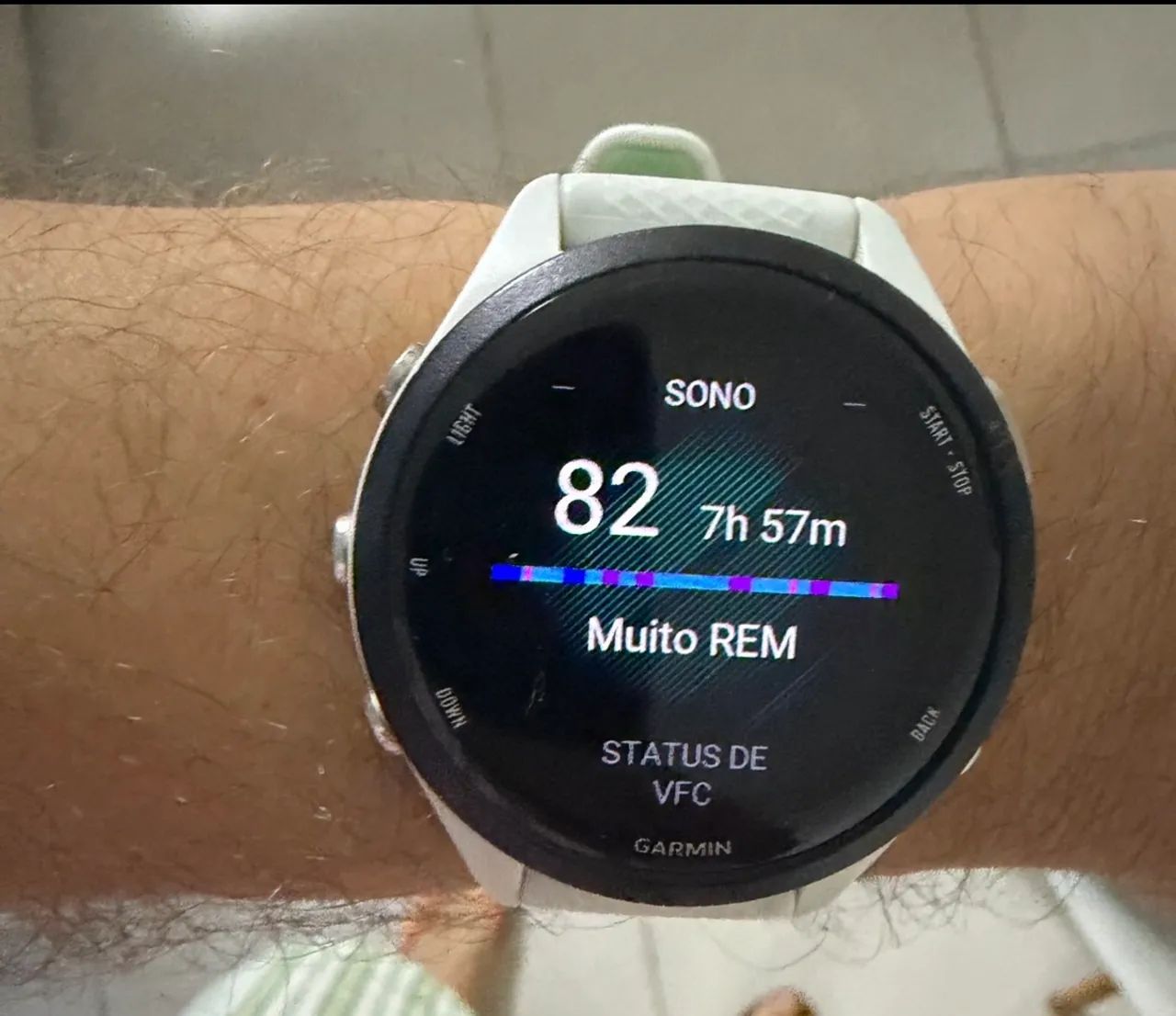 Garmin Forerunner 265S Branco - Excelente Estado - Foto 4