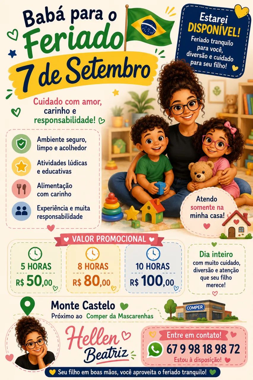 Babá feriado 
