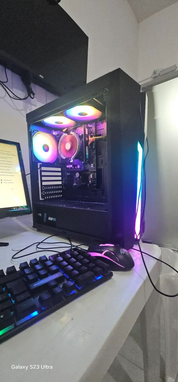 pc completo pronto para trabalho e estudos  - Foto 2
