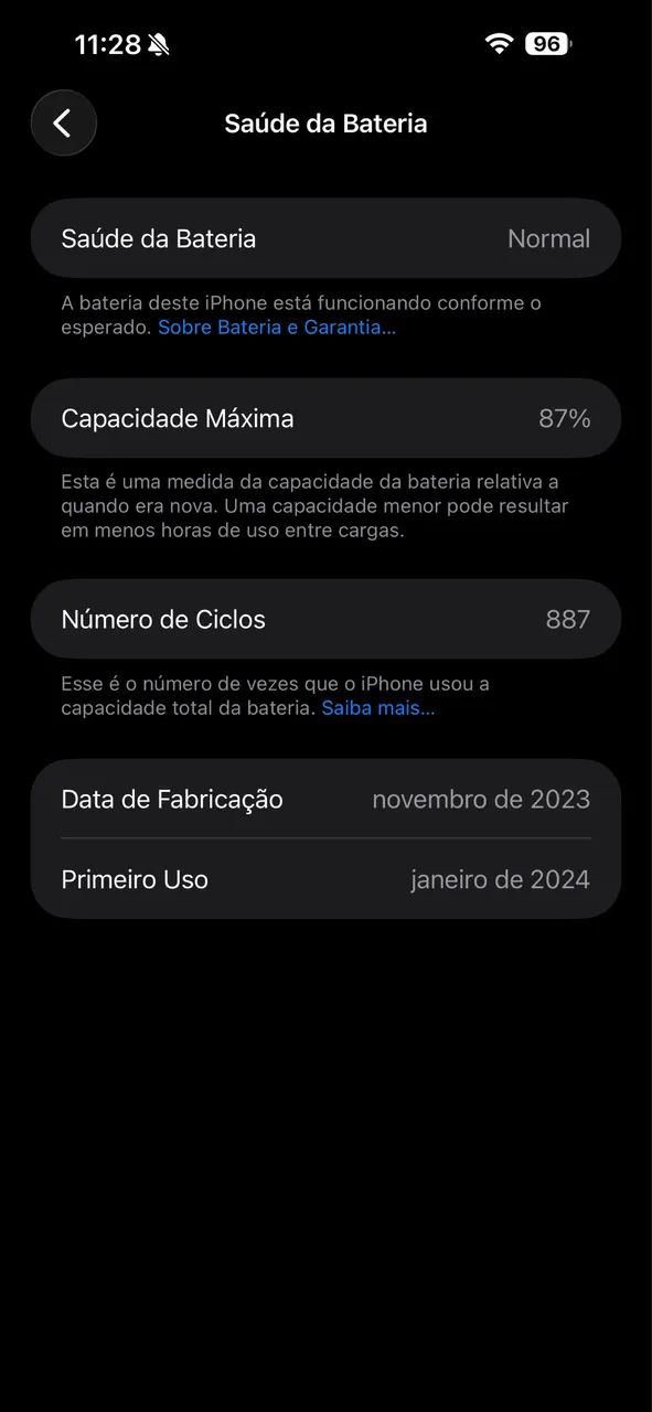 iPhone 15 Pro Max 256GB Grafite | Com Caixa | Funcionando 100% - Foto 4