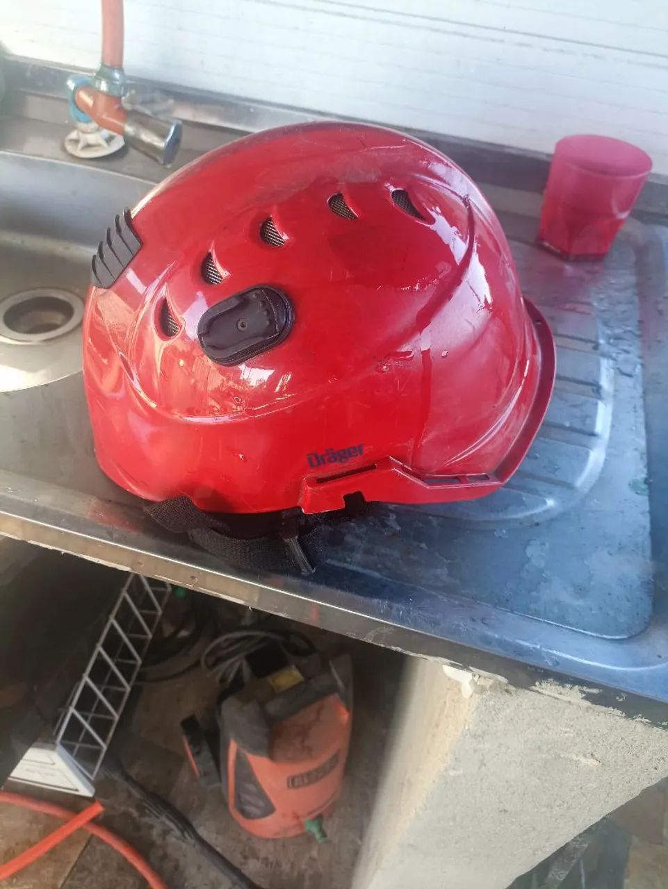 Capacete de combate a incêndio e resgate. - Foto 5