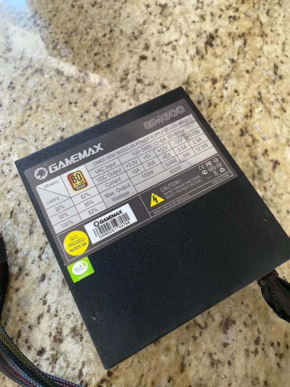 Fonte Gamer Gamemax 600w 80 plus - Foto 5