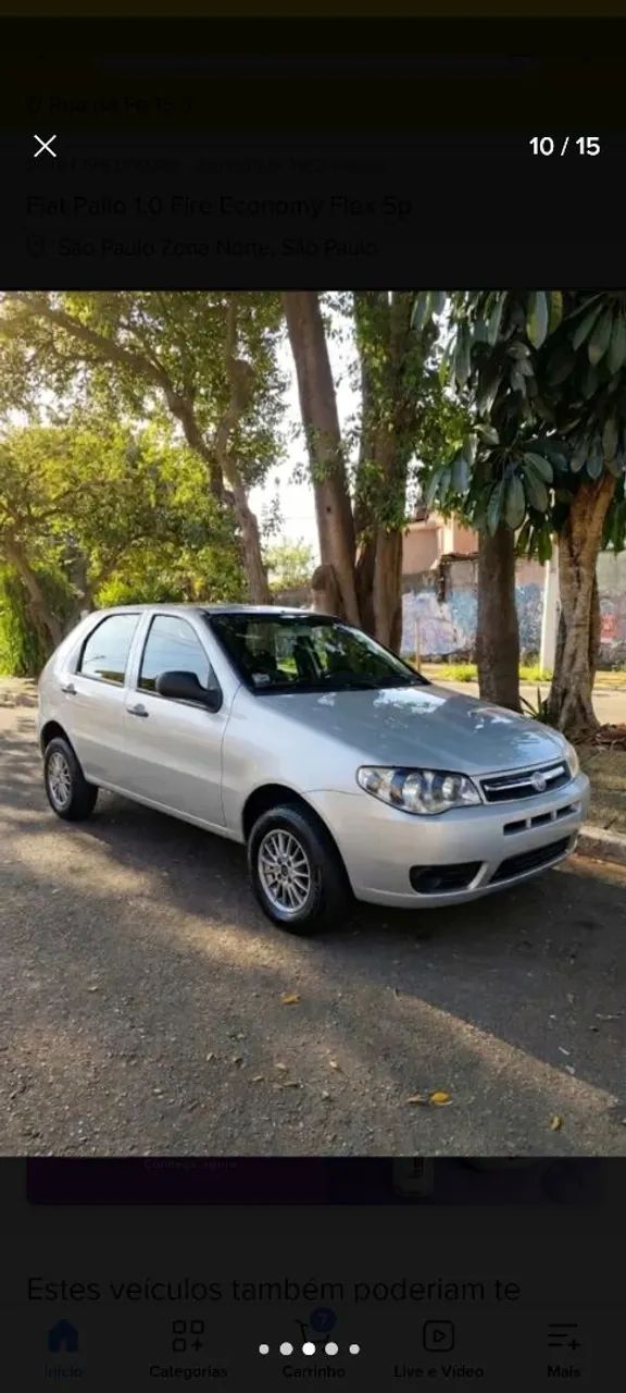 Fiat Palio Palio 1.0 ECONOMY Fire Flex 8V 4p 2012
