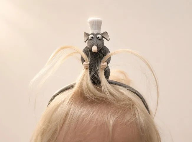 Tiara Ratinho Chef para Cabelo Maluco