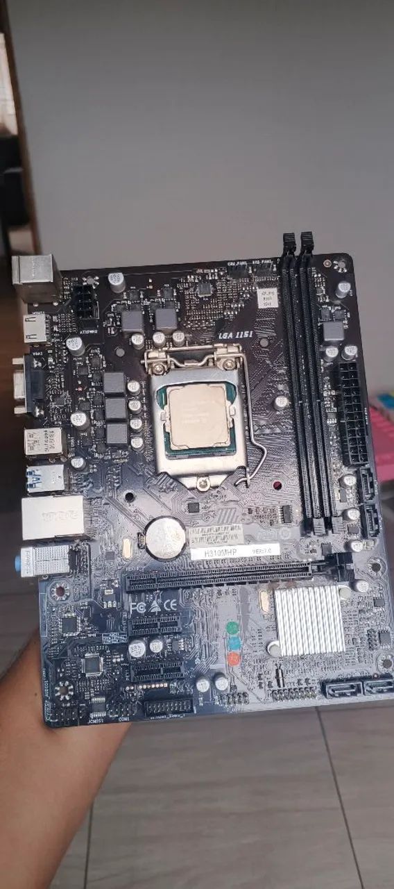 Placa Mãe Biostar H310M Motherboard + processador i5-9400f