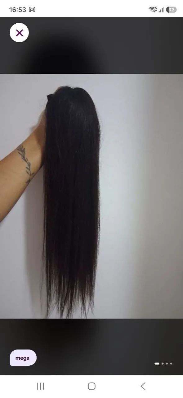 Mega hair cabelo preto humano  - Foto 2