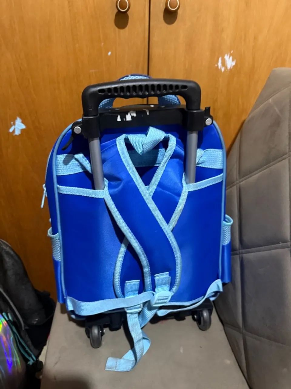 Mochila Stitch 3D com lancheira e estojo - Foto 3