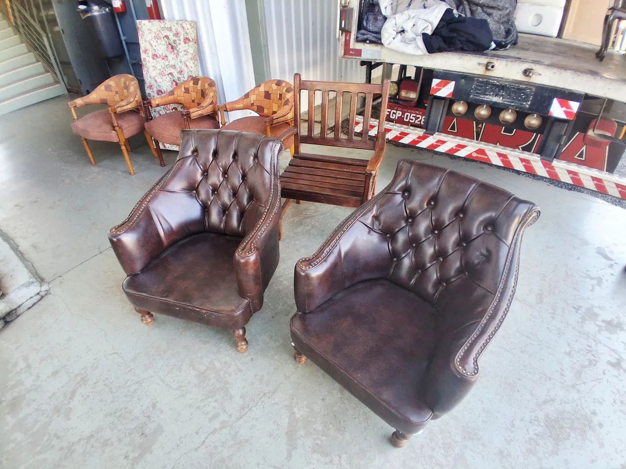 Poltronas de Couro