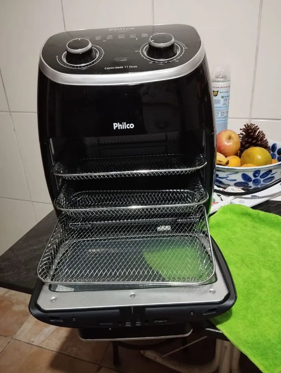 AirFray fritadeira + forno. 11 litros Philco. - Foto 4