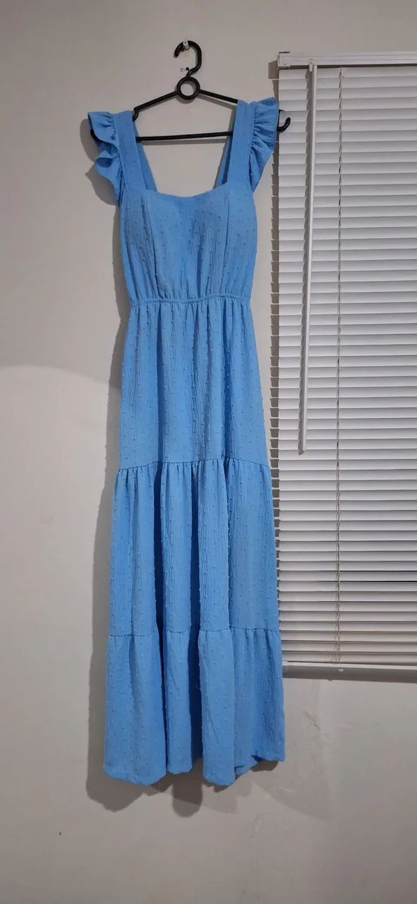 Vestido longo azul - Foto 2