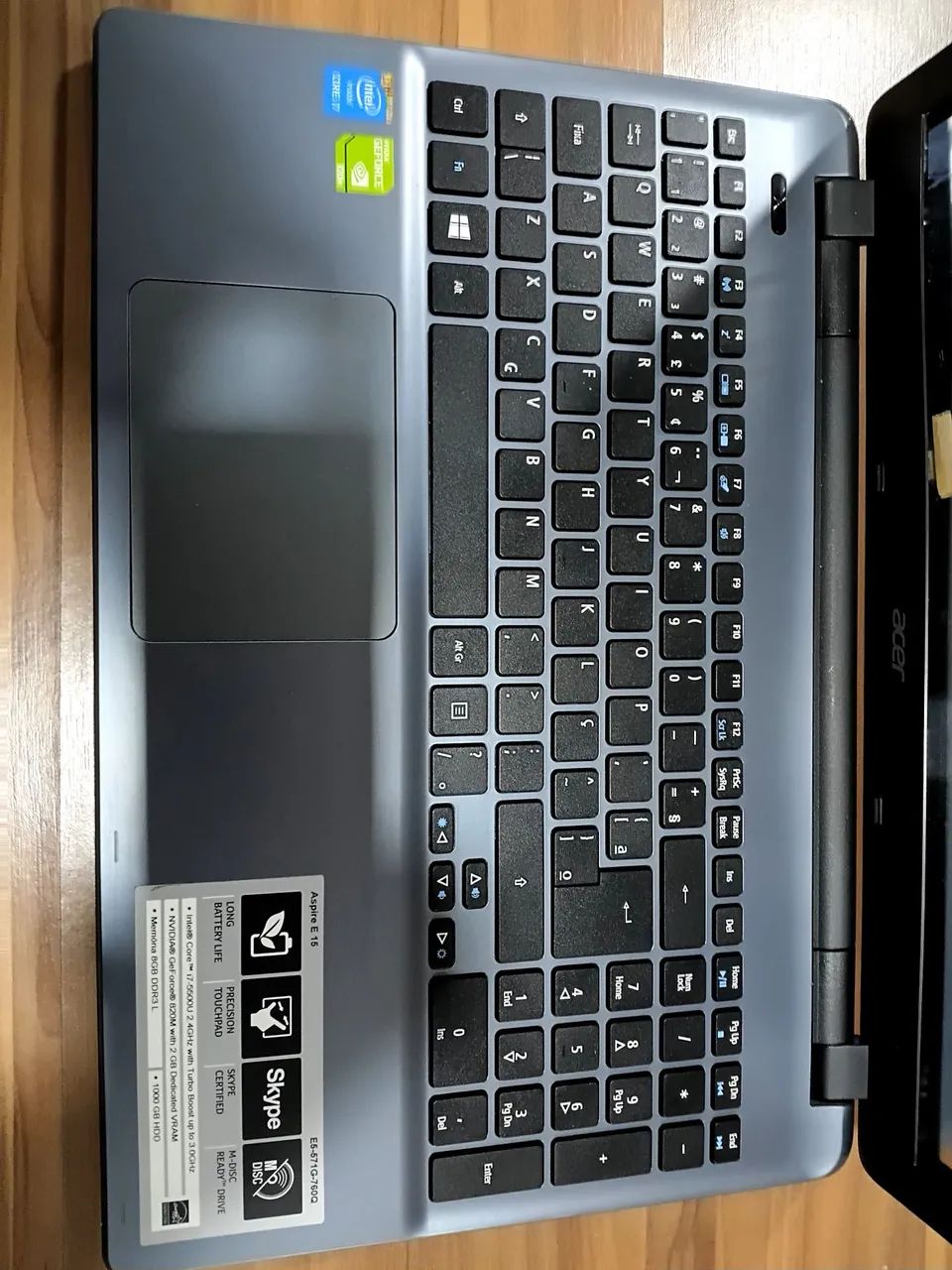 Notebook E5-571 retirada de peca. - Foto 3