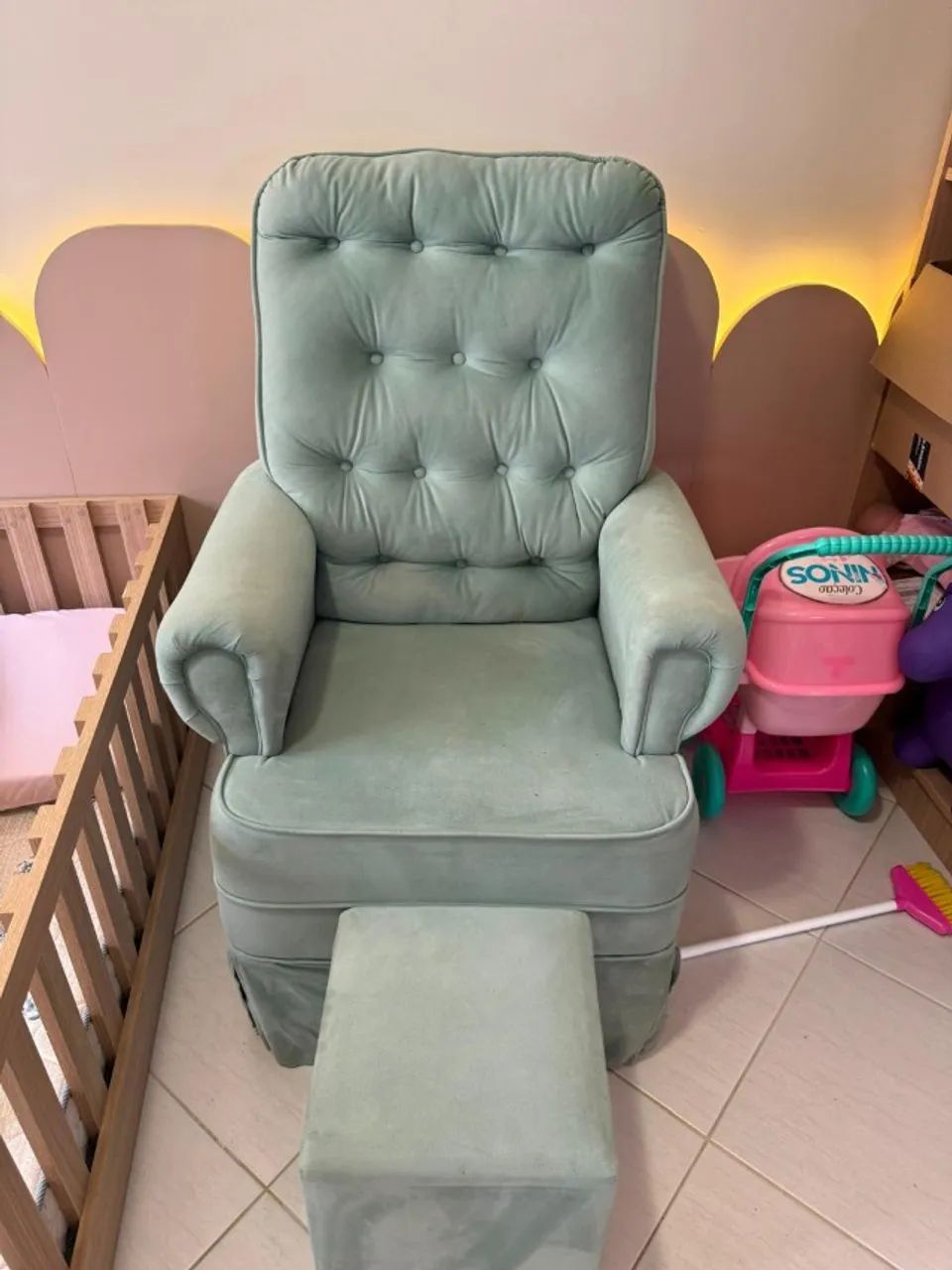 Poltrona de balanço - amamentação  - Foto 2