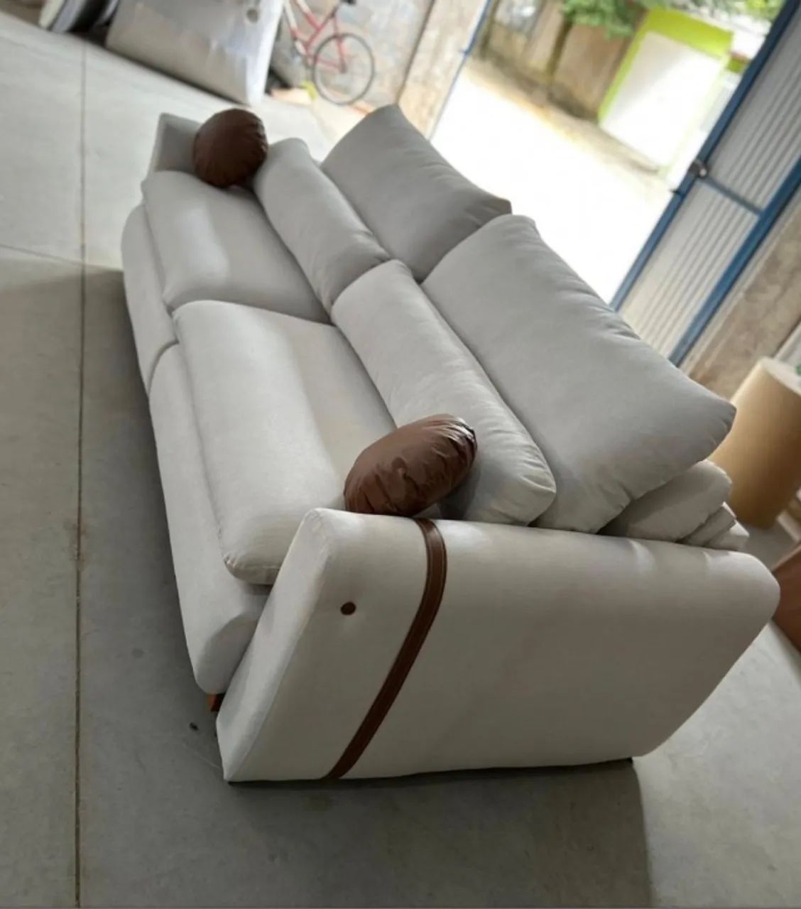 Sofá-Cama Retrátil Belluno Premium 2,30 m - Foto 2