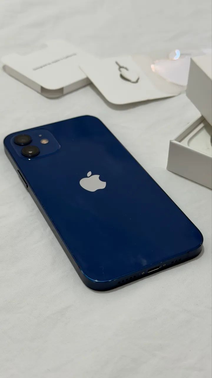 iPhone 12 azul 64gb - Celulares e Smartphones - Mondubim