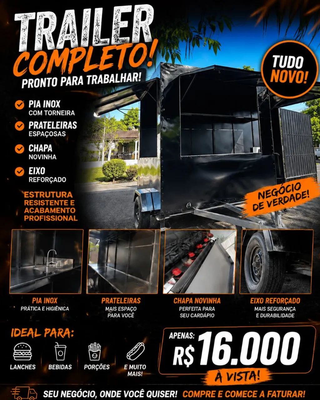 Trailer artesanal 