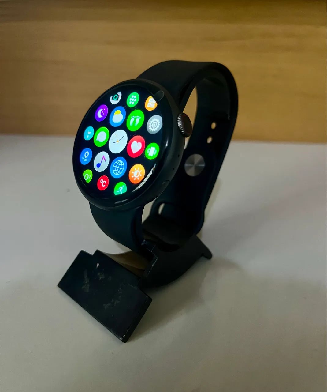 Smartwatch Relógio Inteligente Redondo Premium - Design Elegante e Moderno - Foto 2