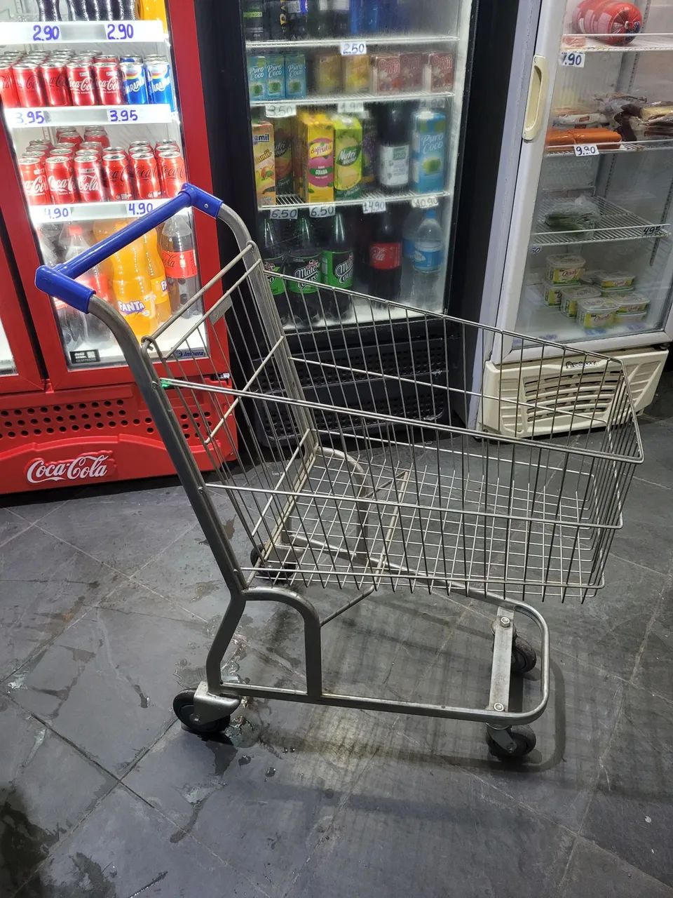 6 Cestinhas e 2 Carrinhos de Mercado - Ótimo Estado - Foto 2