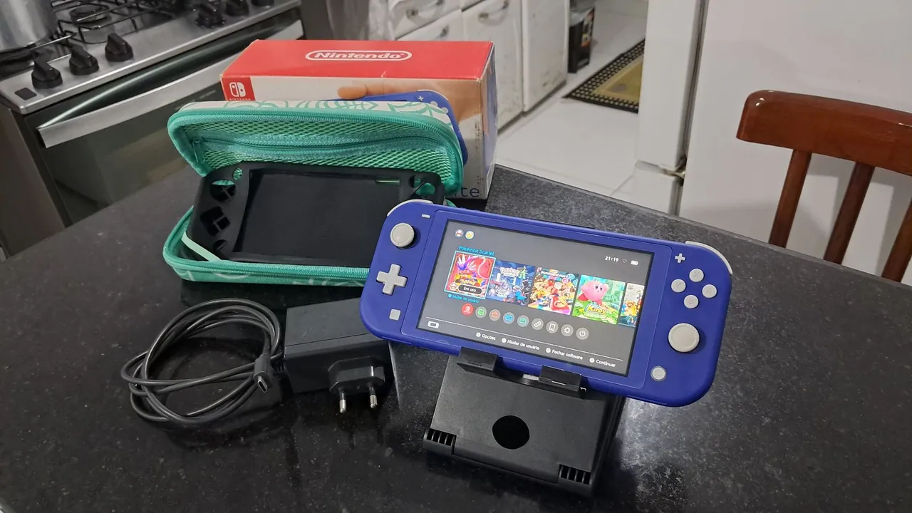 Nintendo Switch Oled Desbloqueado MicroSD Samsung 128Gb +