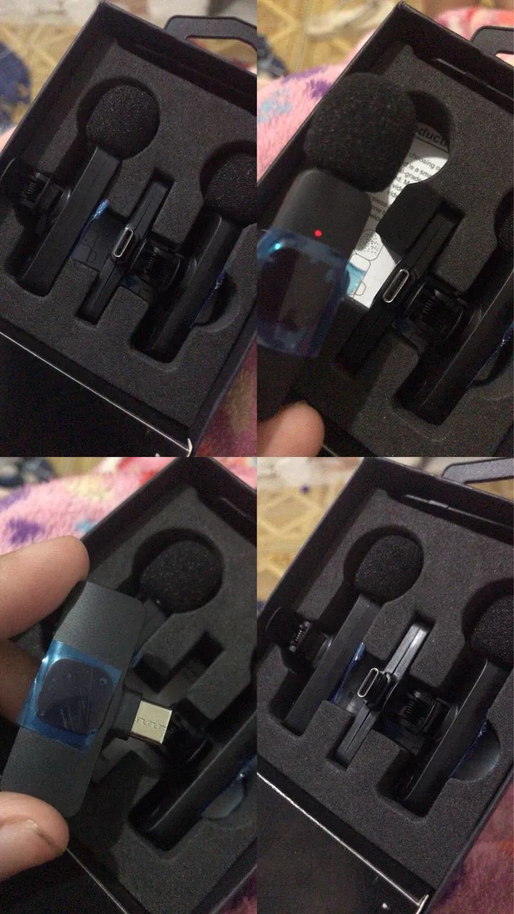 Microfone de lapela sem fio - Foto 2