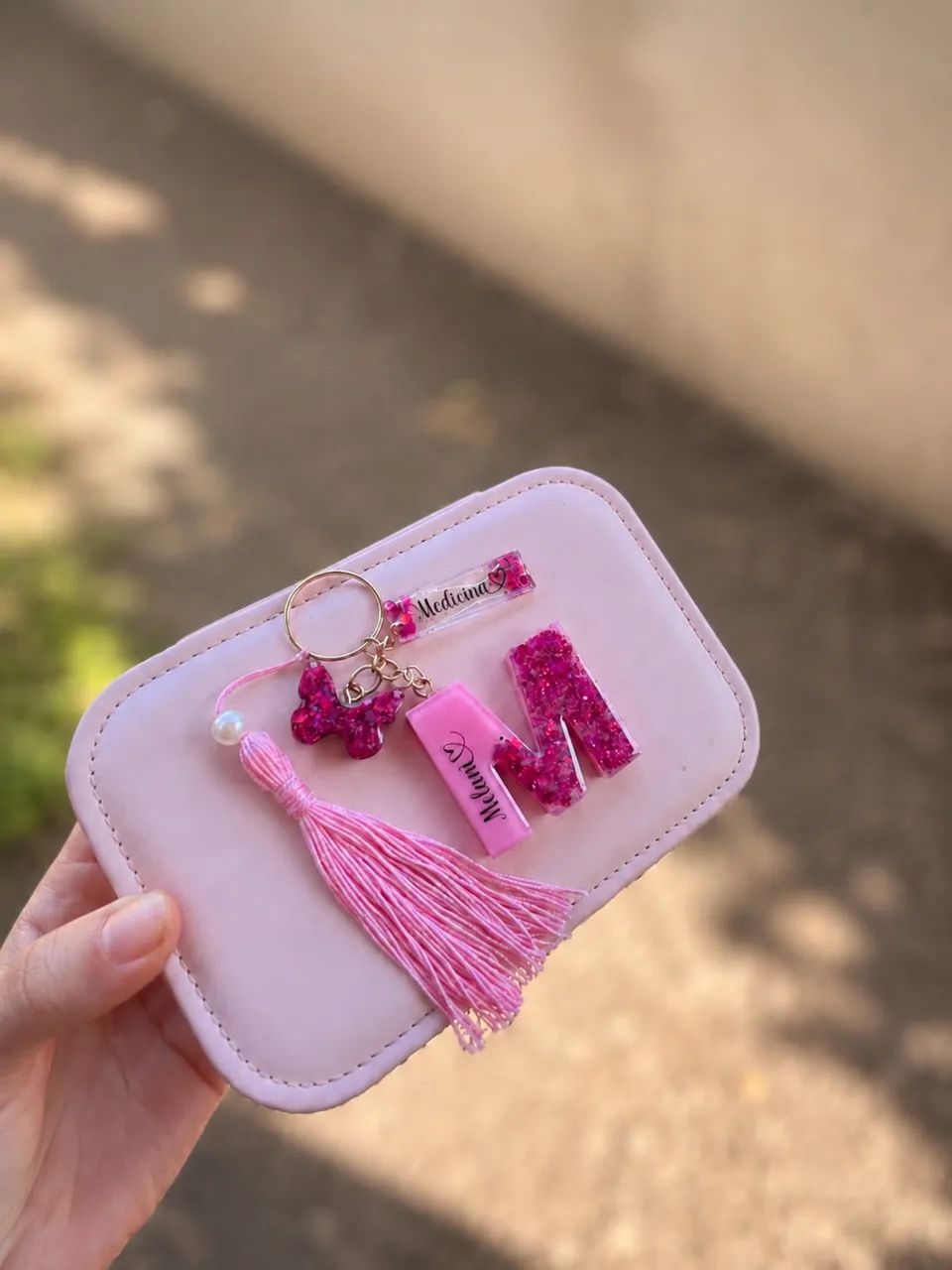 Chaveiro personalizado de resina 