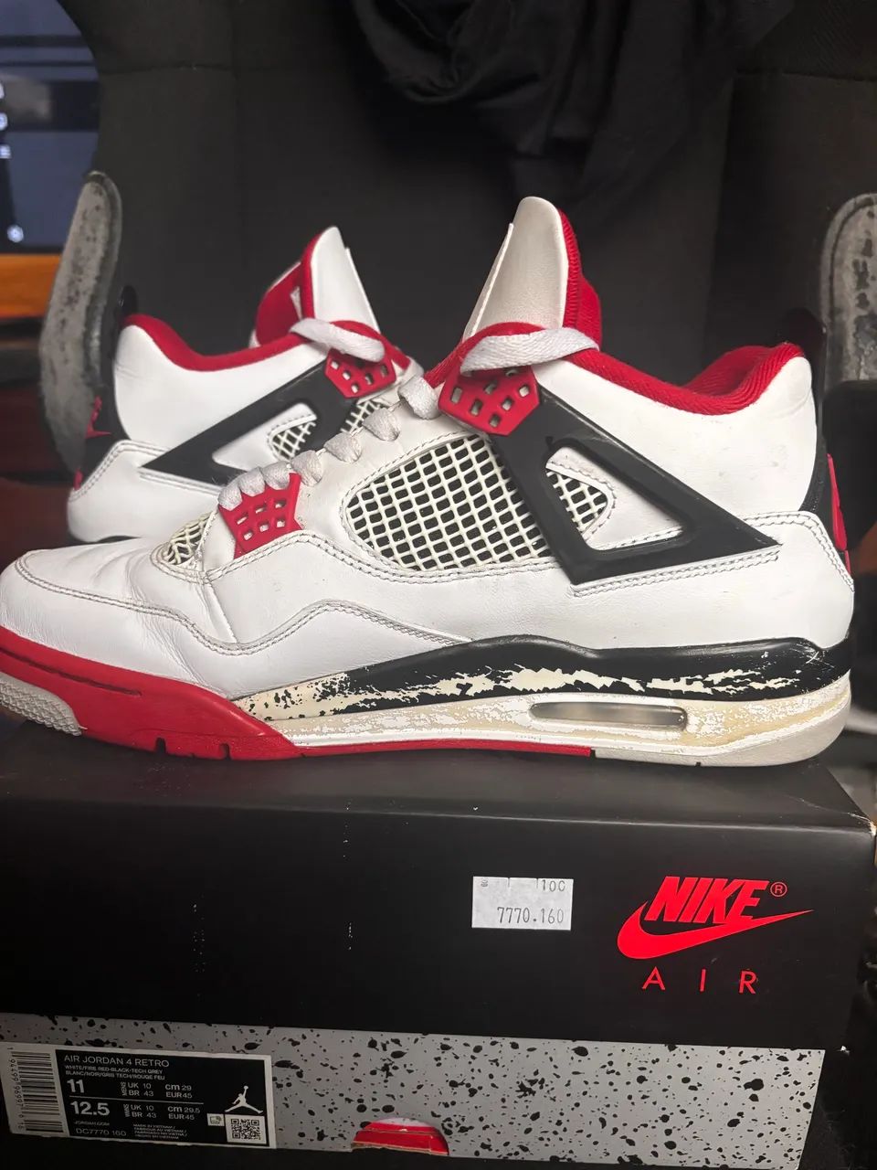 Jordan 4 fire red tamanho 43 - Foto 2