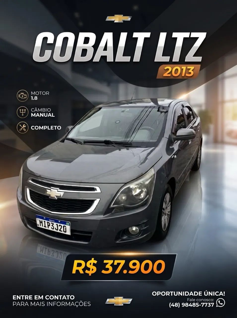 Chevrolet Cobalt COBALT LTZ 1.8 8V Econo.Flex 4p Mec. 2013