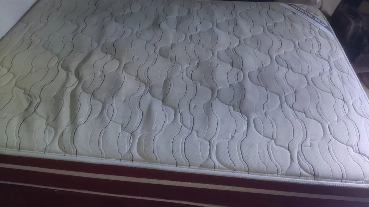 Cama box de casal com colchão com molas ensacadas  - Foto 4