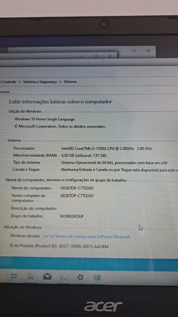 Notebook Acer ES1-572 | Intel Core i3 | 8GB RAM | 1TB - Foto 3