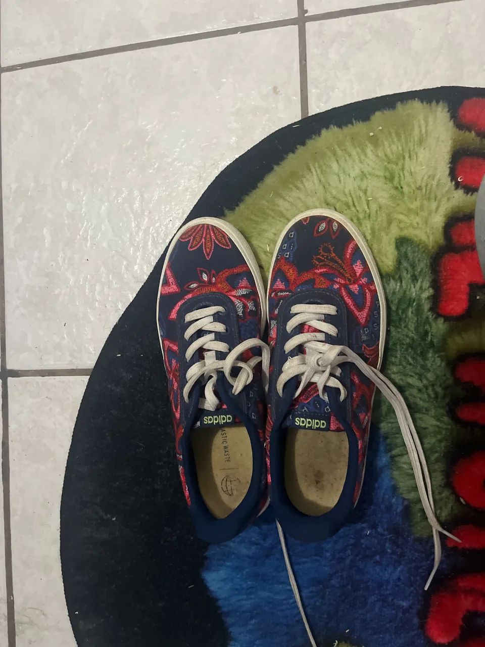 Tênis Adidas x Farm Vulcraid3r Feminino - Azul+Branco - Calçados