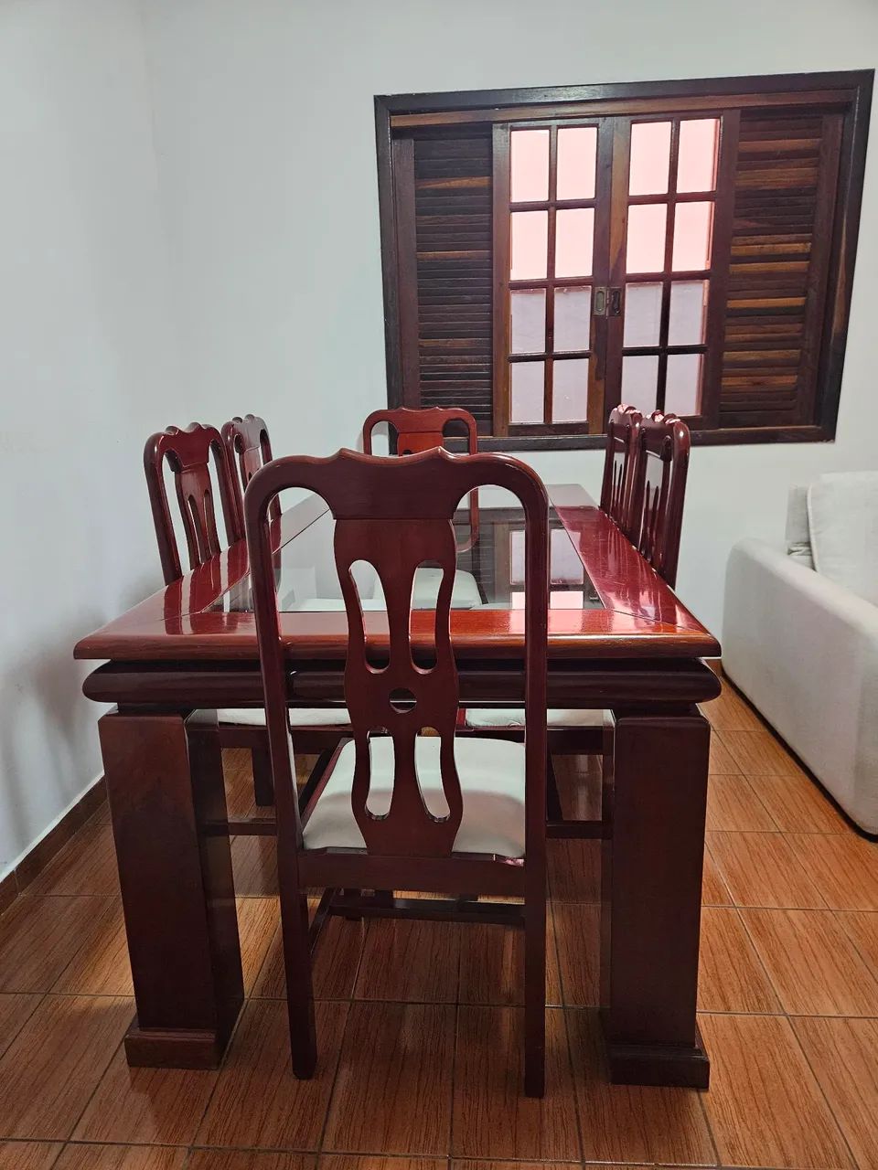Mesa de mogno maciço - Foto 3
