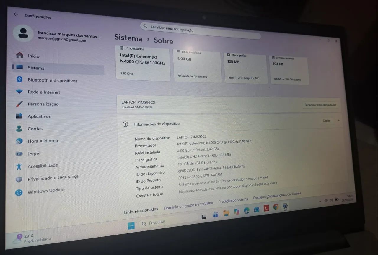 Notebook Lenovo ideapead s145 - Foto 5
