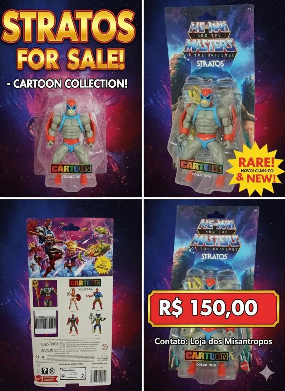 Action Figure 4 bonecos do He-Man - Foto 3