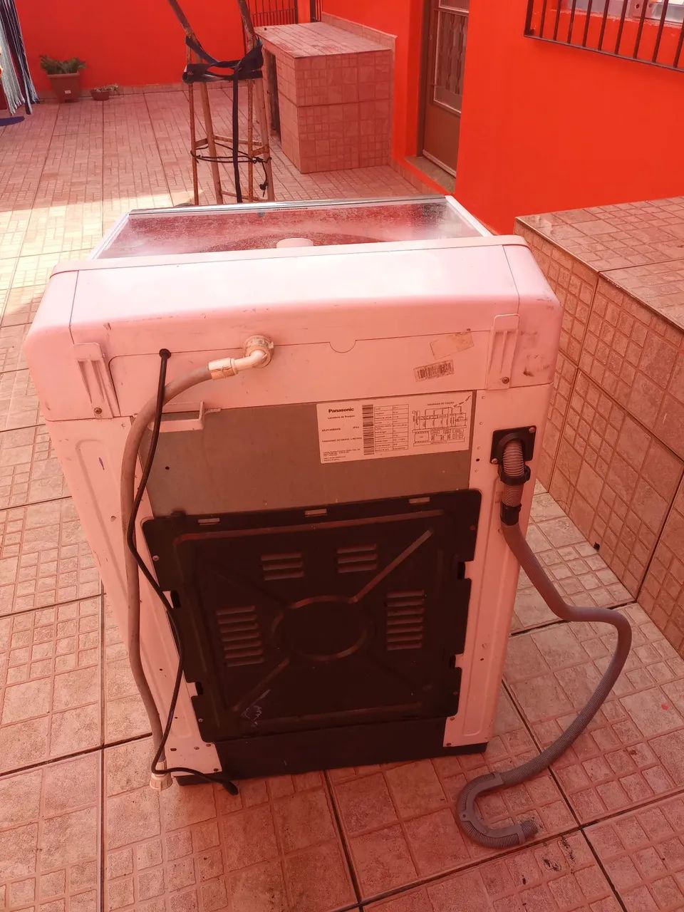 Máquina de lavar roupa Panasonic, placa queimada  - Foto 2