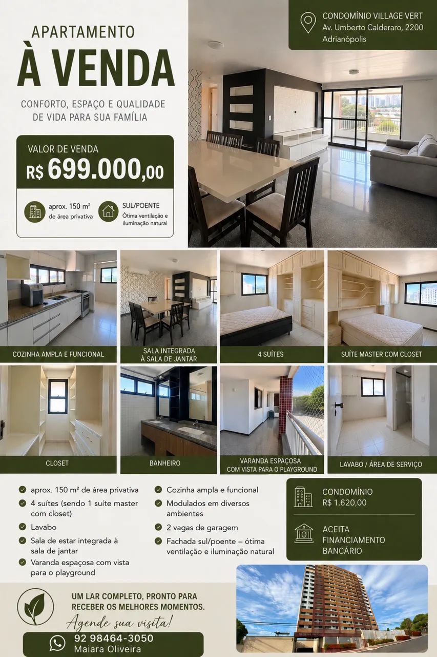 VENDO Apto Village Vert