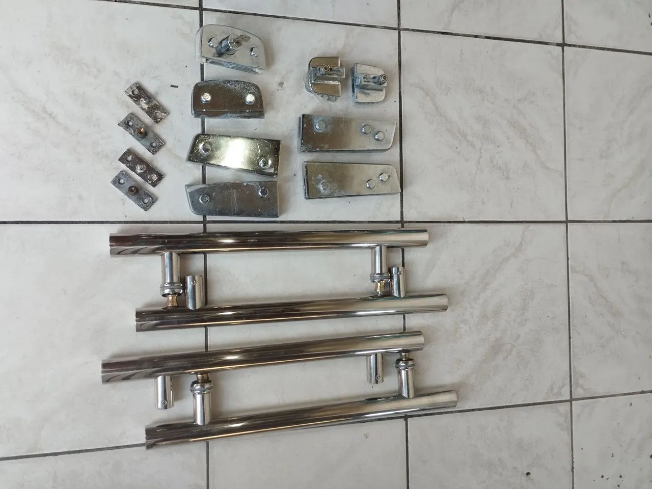 Kit de instalação de porta de vidro - Foto 2