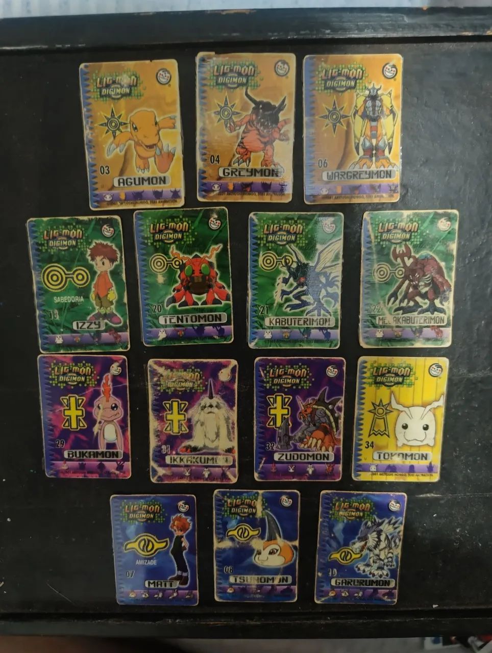 Cards Digimon Elma Chips 2001
